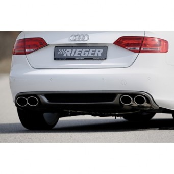 Rieger exhaust silencer, 4Zyl.  › 55mm Anflutung Audi A4 (B8/B81)