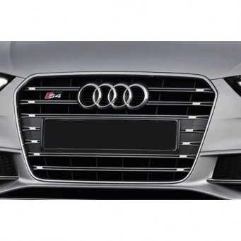 Khlergrill Audi S5, platinumgrau, incl. S5-Logo Audi A4 (B8/B81)