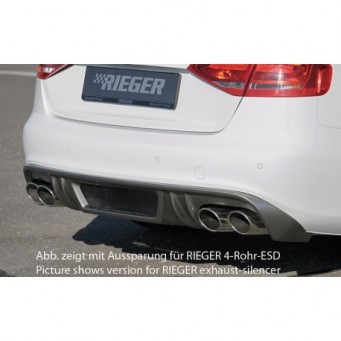 Rieger rear skirt insert Audi A4 S4 (B8/B81)