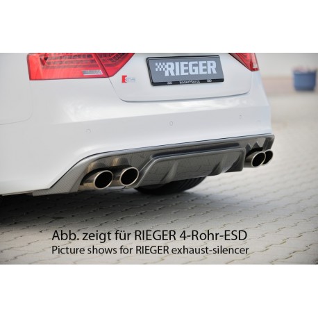 Rieger rear skirt insert Audi A5 S5 (B8/B81)