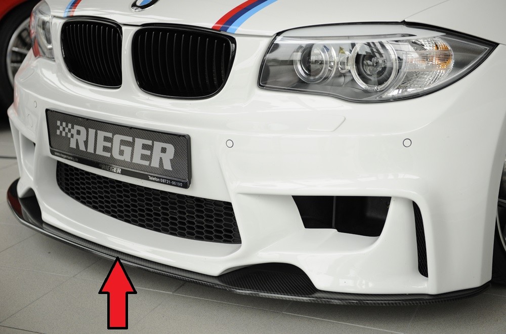 carbon splitter for BMW 1-series, E81-E88 BMW 1-series E81 (187/1K2/1K4)
