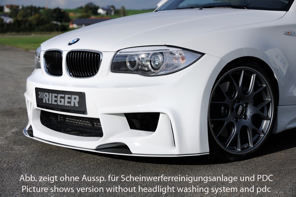 Rieger front bumper BMW 1-series E81 (187/1K2/1K4)