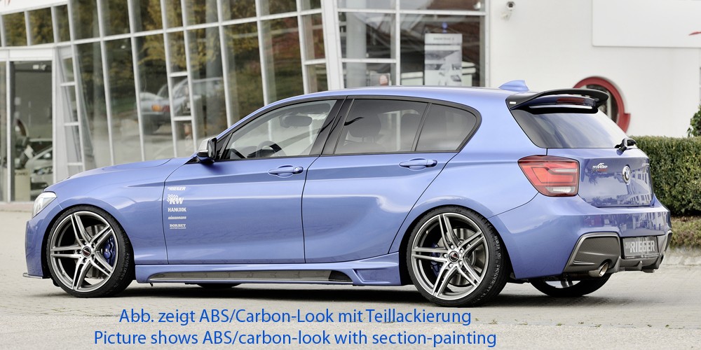 Rieger side skirt BMW 1-series F20  (1K4)
