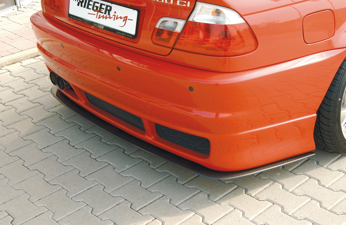 Rieger splitter for rear skirt BMW 3-series E46
