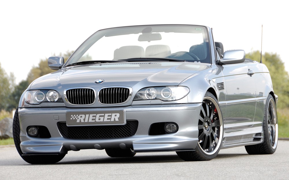 Rieger splitter CS-Look  BMW 3-series E46