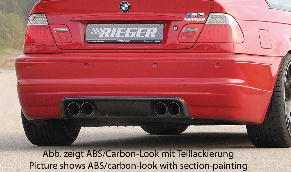 Rieger rear skirt extension BMW 3-series E46 M3