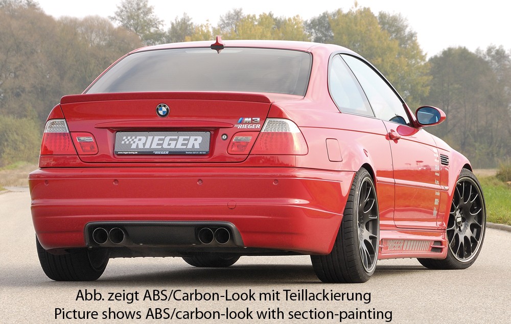 Rieger rear skirt extension BMW 3-series E46 M3