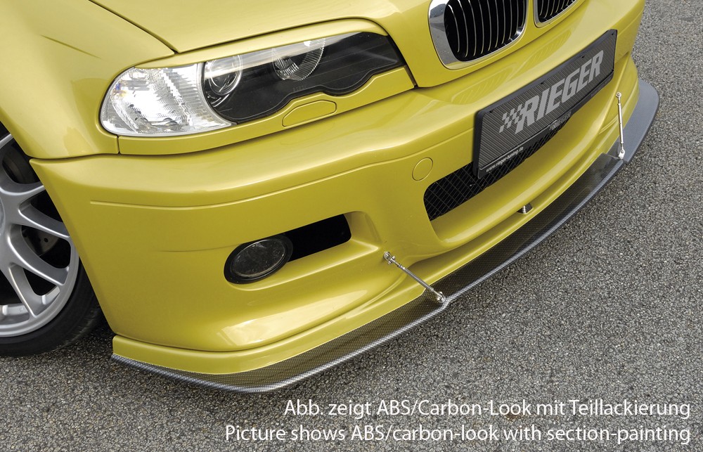 Rieger front spoiler lip   BMW 3-series E46 M3