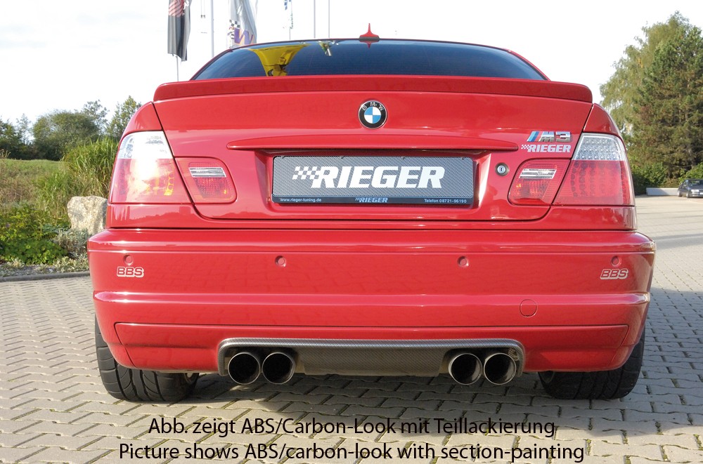Rieger rear skirt extension CS-Look  BMW 3-series E46 M3