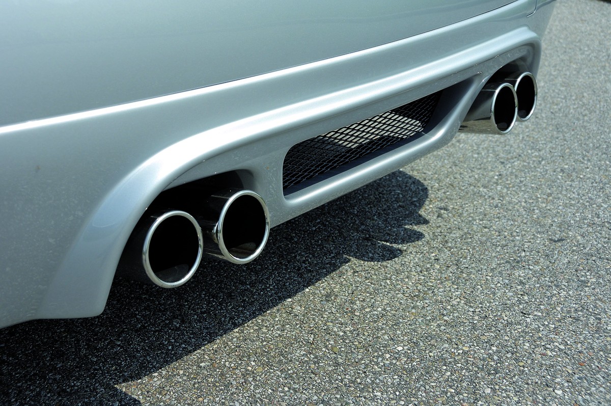 Rieger exhaust silencer, 4x90mm 335i-look, type12 BMW 3-series E90