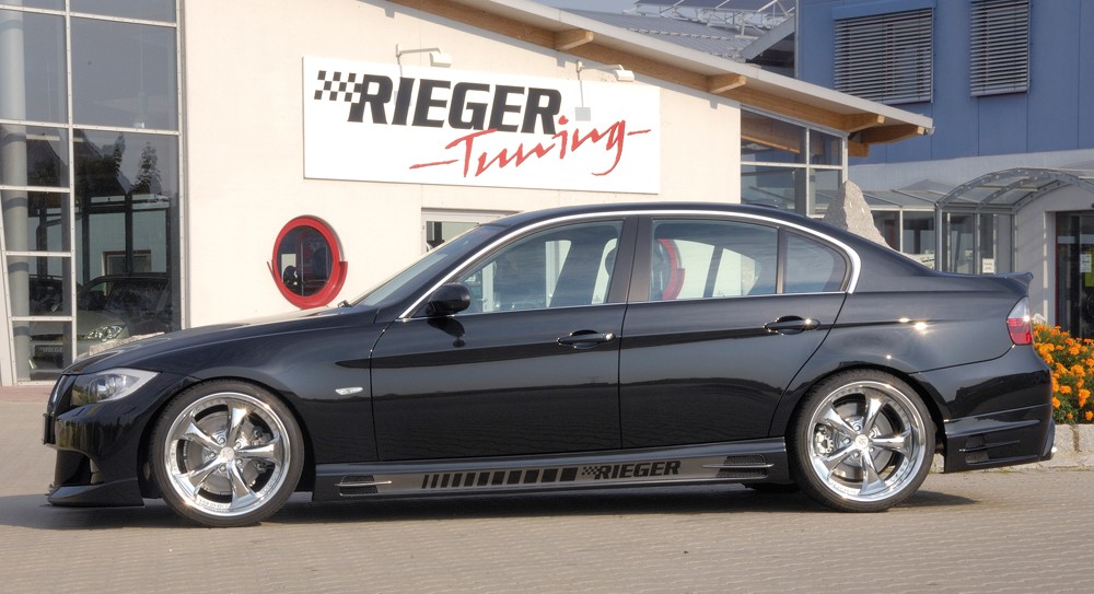 Rieger rear skirt extension BMW 3-series E91