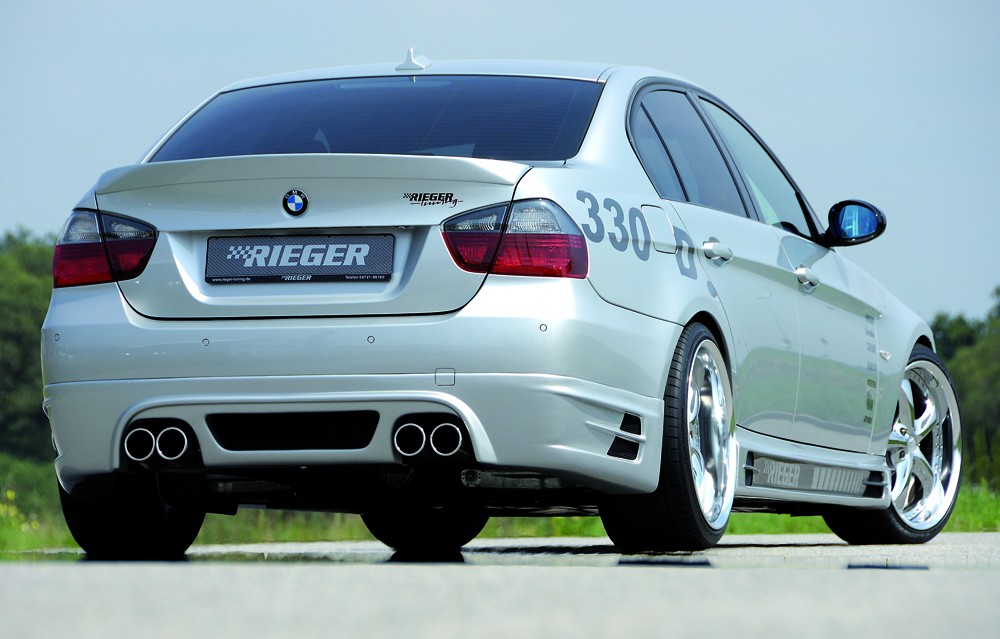 Rieger rear skirt extension 335i-look BMW 3-series E91
