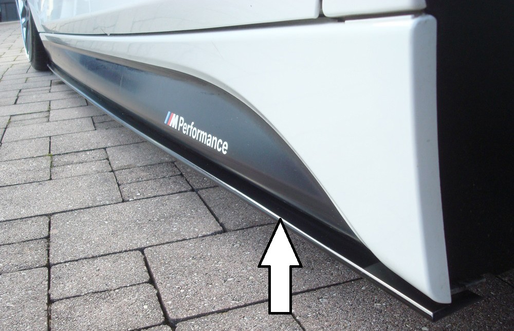 Rieger side skirt extension BMW 3-series F30  (3L)