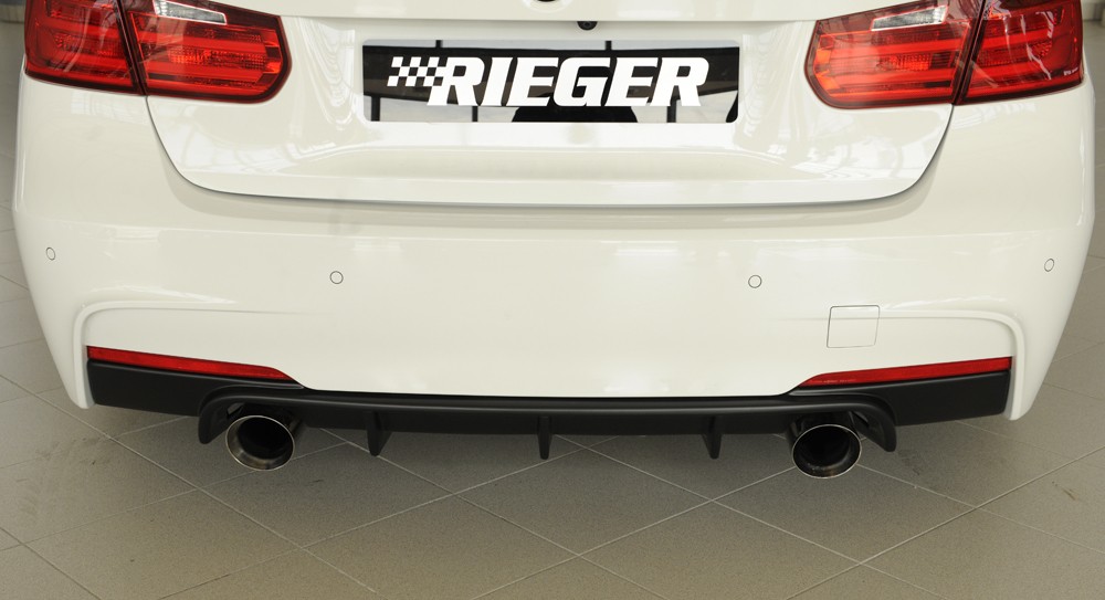Rieger rear skirt insert BMW 3-series F30  (3L)