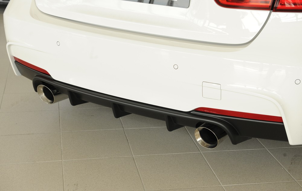 Rieger rear skirt insert BMW 3-series F30  (3L)