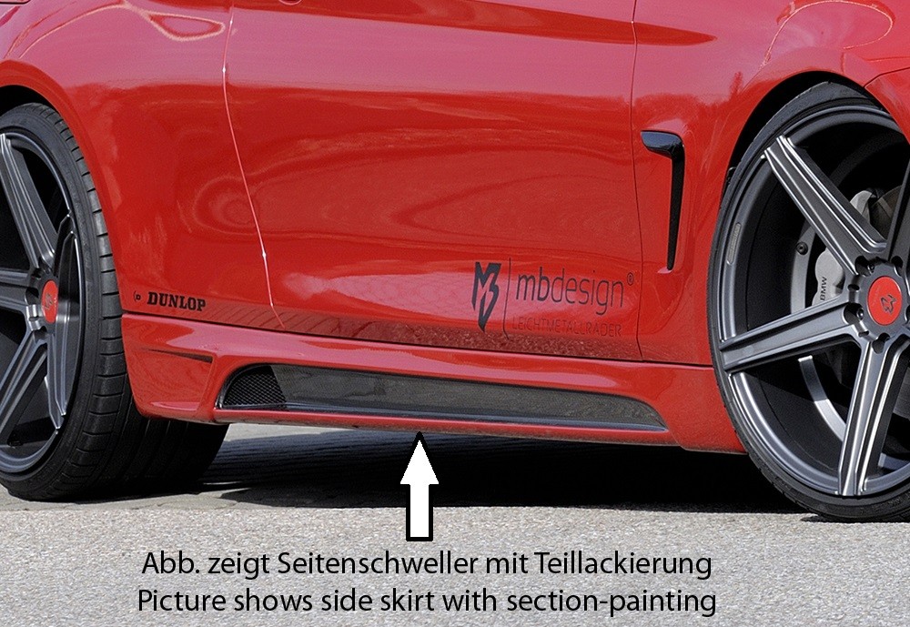 Rieger side skirt BMW 4-series F32  (3C)