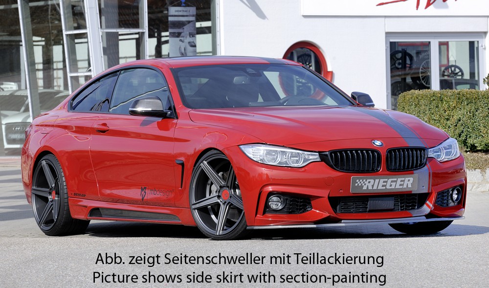 Rieger side skirt BMW 4-series F32  (3C)