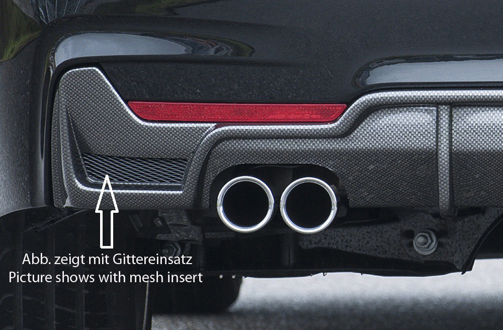 Rieger rear skirt insert BMW 4-series F32  (3C)