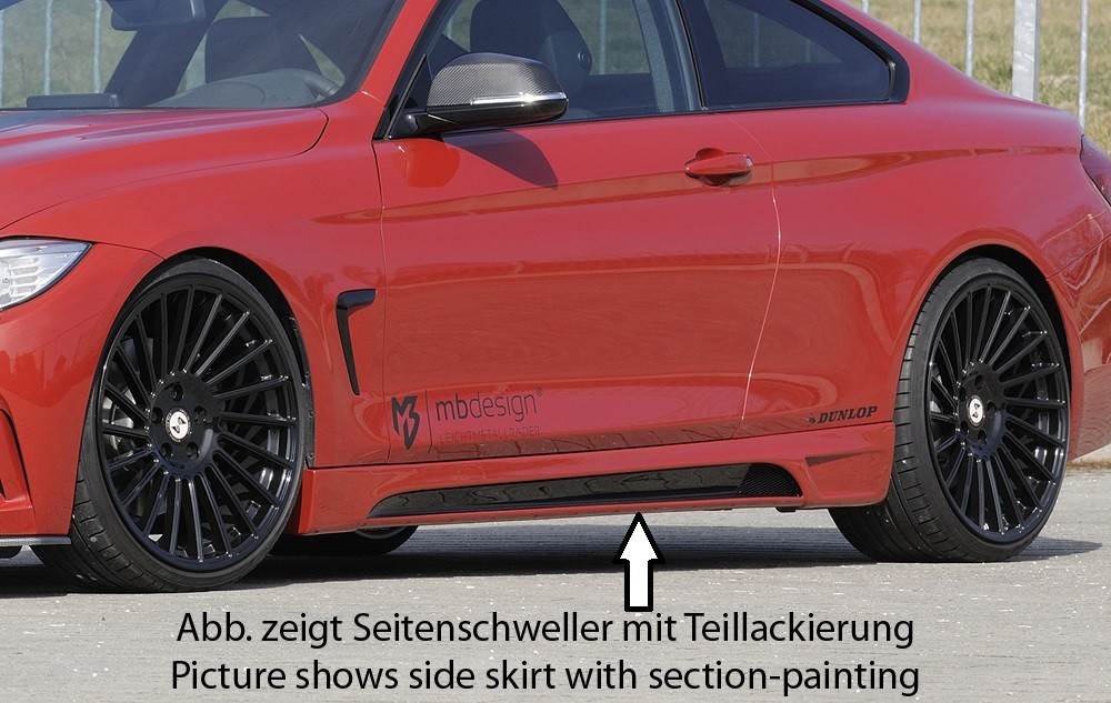 Rieger side skirt BMW 4-series F33  (3C)