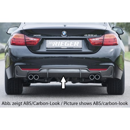 Rieger rear skirt insert BMW 4-series F36  (3C)