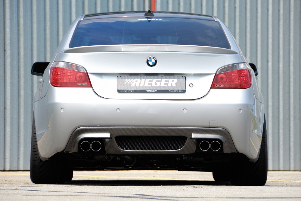Rieger exhaust silencer, left/right 4x90mm BMW 5-series E60