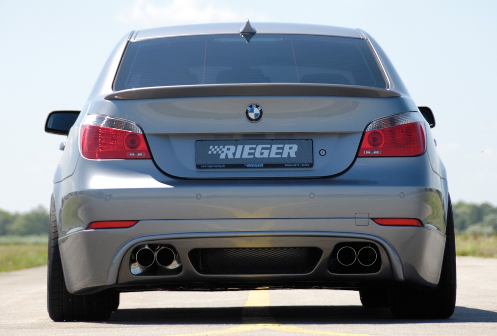 Rieger exhaust silencer 4x76mm type10, 520i/525i/ BMW 5-series E61
