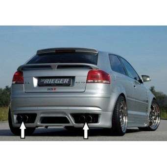 Rieger exhaust silencer, typ 14  1.6l 75/85kW Audi A3 (8P)