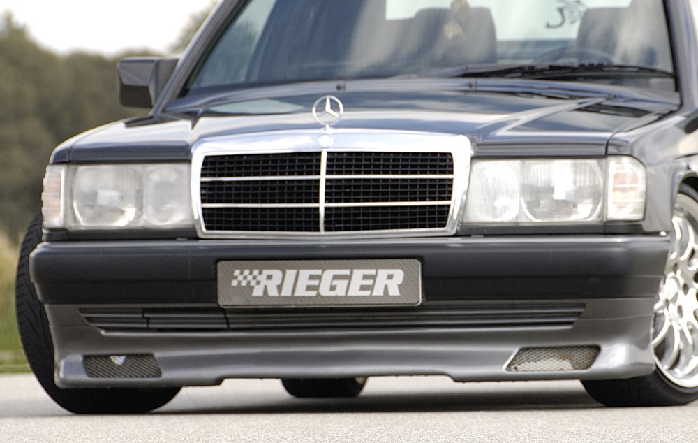 Rieger front spoiler lip Mercedes 190 (W201)