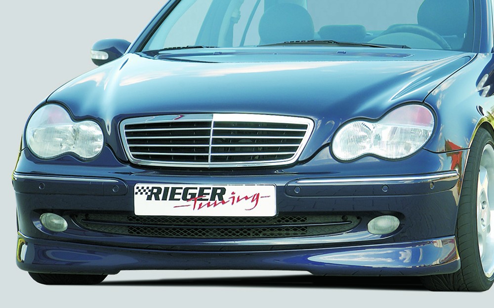 Rieger front spoiler lip for Avantgarde Mercedes C-Class (W203)