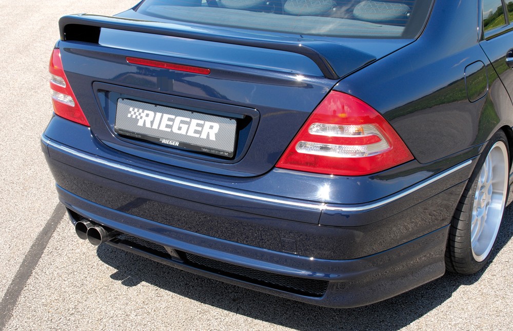 Rieger rear skirt extension   Mercedes C-Class (W203)