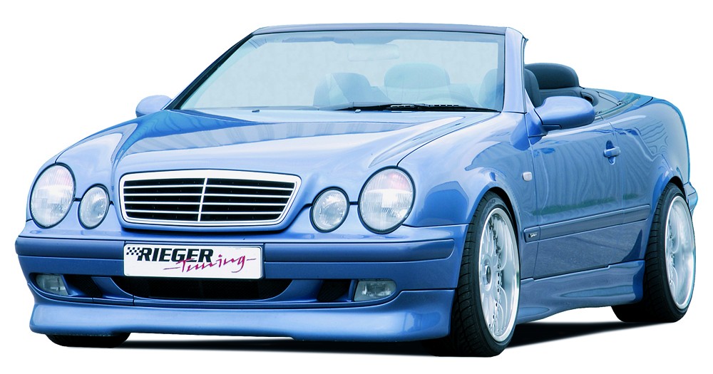 Rieger front spoiler lip (Elegance) Mercedes CLK (W208)