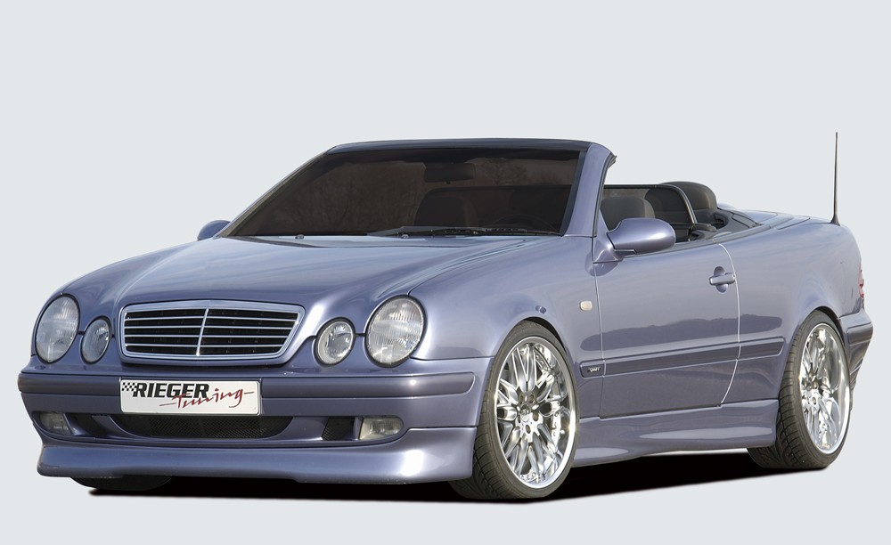Rieger front spoiler lip (Elegance) Mercedes CLK (W208)