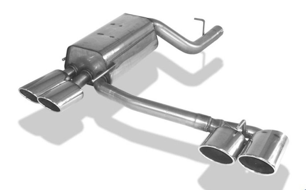 Rieger exhaust silencer, right, left, for RIEGER r Mercedes CLK (W209)