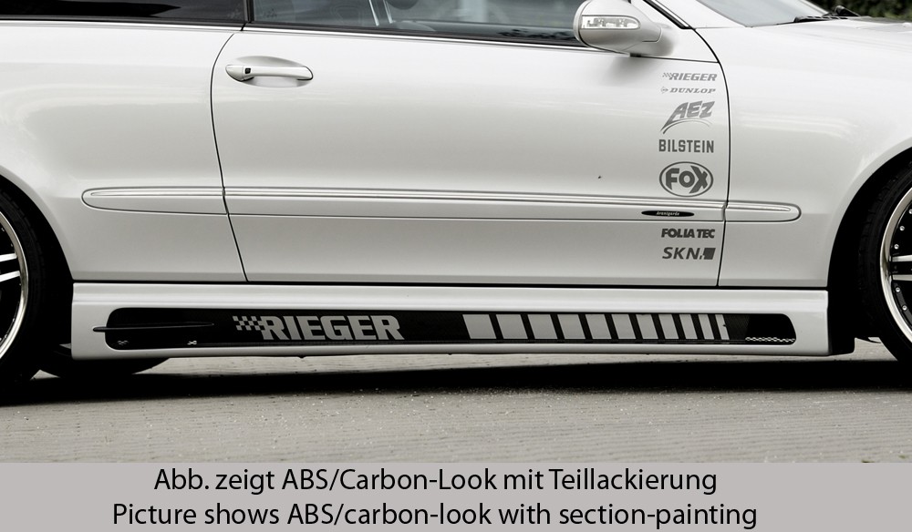 Rieger side skirt Mercedes CLK (W209)