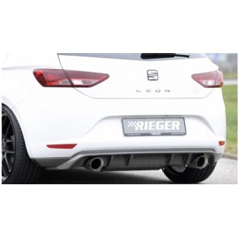Rieger rear skirt extension Seat Leon (5F)