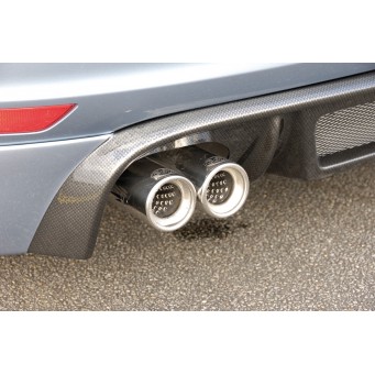 Rieger exhaust silencer, left, right, shifted side VW Golf 6