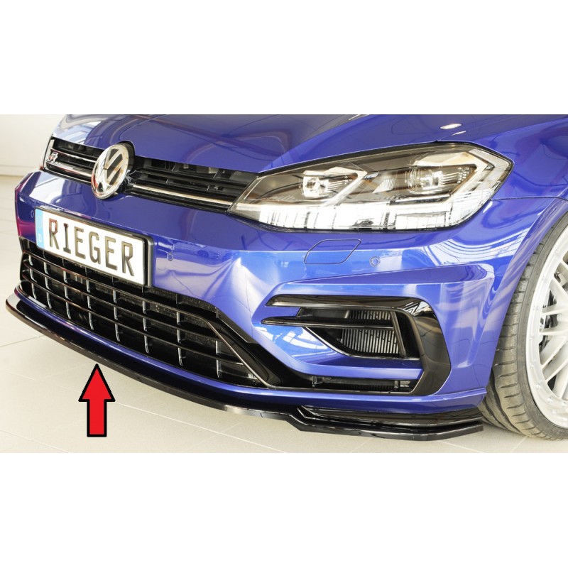 Rieger front splitter only for R / R-Line VW Golf 7 R - Moratuning