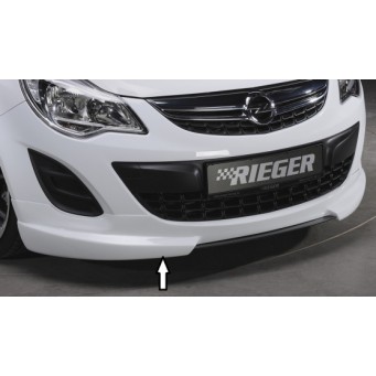 Rieger front spoiler lip Opel Corsa D