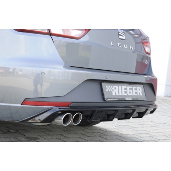 Rieger rear skirt insert Seat Leon FR (5F)