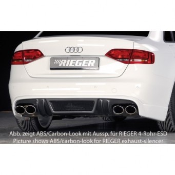 Rieger rear skirt extension Audi A4 (B8/B81)