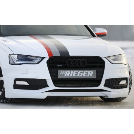 Rieger front spoiler lip Audi A4 (B8/B81)